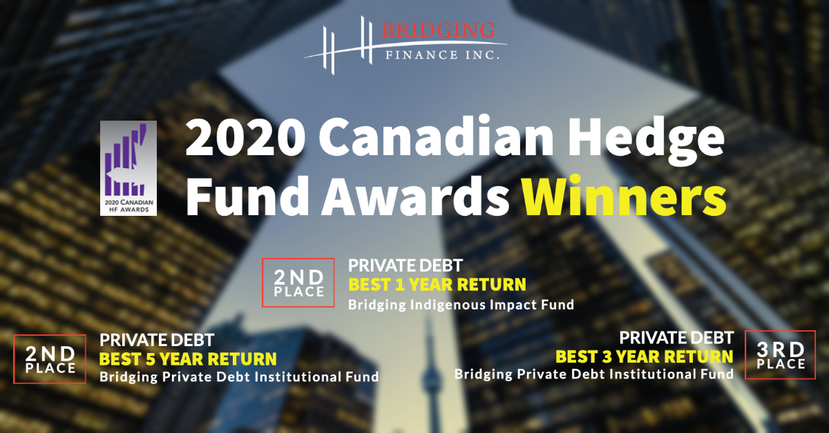 Bridging Finance Inc. Takes Home 3 Awards at the 2020 ...
